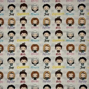 Chibi Friends TV Show licensed by Camelot Fabrics- 7/8 yard - Cotton, 90s, Anime